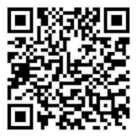 a black and white qr code on a white background